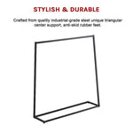 Commercial Clothing Garment Rack Retail Shop Black - Furniture > Office