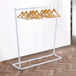 Commercial Clothing Garment Rack Retail Shop White - Furniture > Office