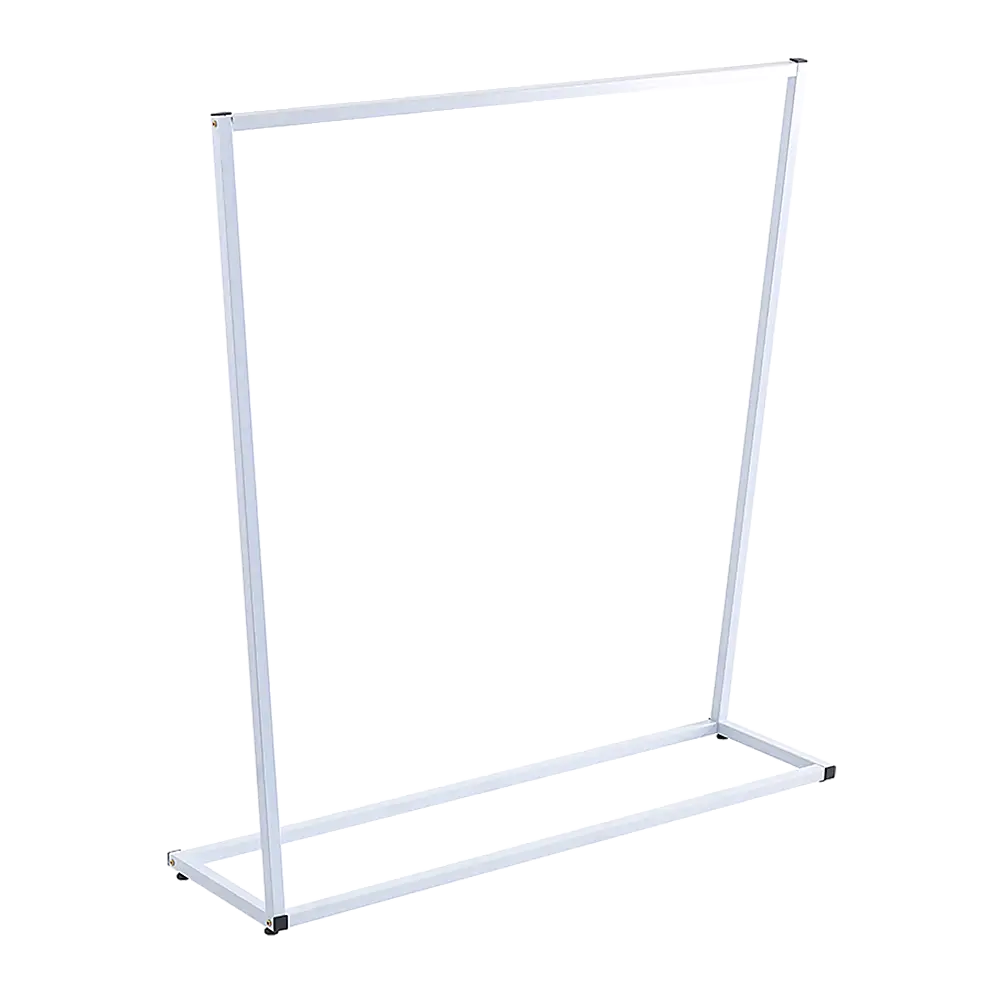 Commercial Clothing Garment Rack Retail Shop White - Furniture > Office