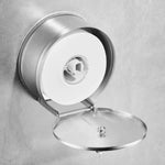 Commercial Restaurant Stainless Steel Toilet Paper Tissue Holder Dispenser Chrome - Home & Garden > Bathroom
