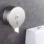 Commercial Restaurant Stainless Steel Toilet Paper Tissue Holder Dispenser Chrome - Home & Garden > Bathroom