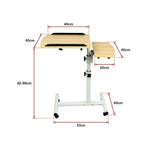 Computer Desk Home Folding Adjustable Removable Laptop Notebook Working Table - Furniture > Office