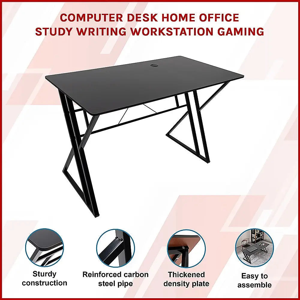 Computer Desk Home Office Study Writing Workstation Gaming - Furniture > Office > Desks