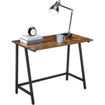 Computer Desk Writing Steel Rustic Work Table - Furniture > Living Room