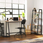 Computer Desk Writing Steel Rustic Work Table - Furniture > Living Room