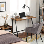 Computer Desk Writing Steel Rustic Work Table - Furniture > Living Room