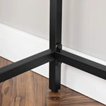 Computer Desk Writing Steel Rustic Work Table - Furniture > Living Room