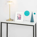 Console Table Metal Frame Hallway Table - Audio & Video > Musical Instrument & Accessories > Audio Accessories