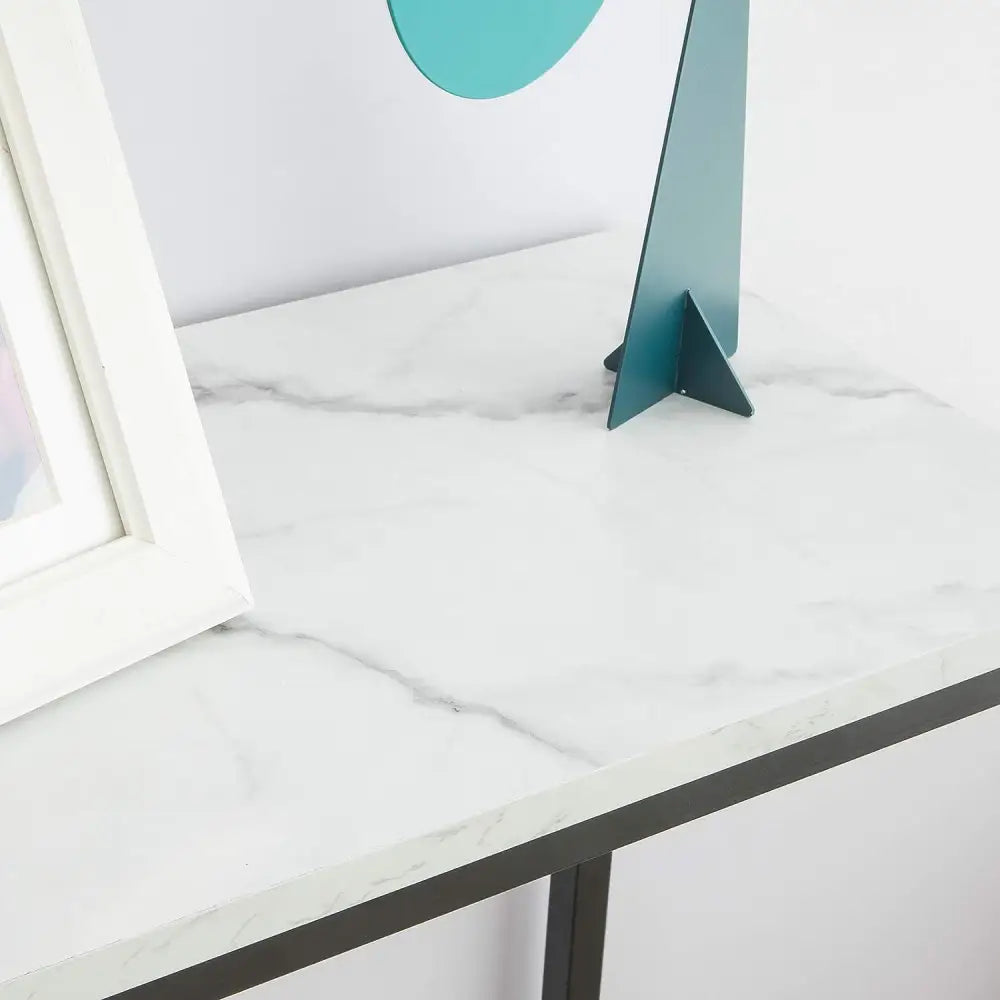Console Table Metal Frame Hallway Table - Audio & Video > Musical Instrument & Accessories > Audio Accessories