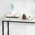 Console Table Metal Frame Hallway Table - Audio & Video > Musical Instrument & Accessories > Audio Accessories
