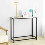 Console Table Metal Frame Hallway Table - Audio & Video > Musical Instrument & Accessories > Audio Accessories