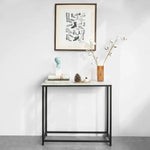 Console Table Metal Frame Hallway Table - Audio & Video > Musical Instrument & Accessories > Audio Accessories