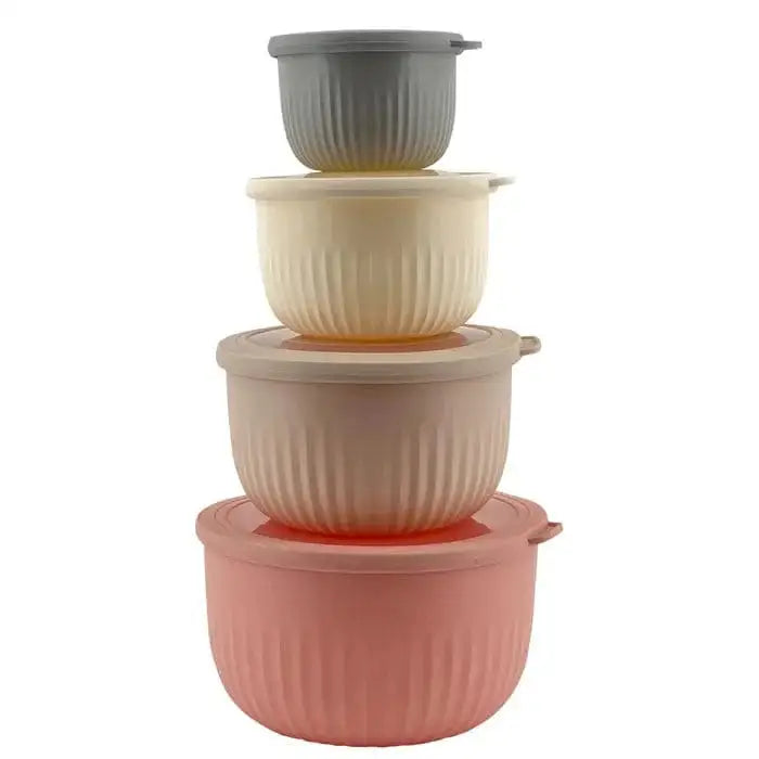 Cook Easy 4PC Round Nested Food Storage Set - Home & Garden > Kitchenware > Food Storage