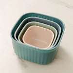 Cook Easy 4PC Square Nested Food Storage Set - Home & Garden > Kitchenware > Food Storage