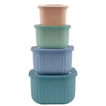 Cook Easy 4PC Square Nested Food Storage Set - Home & Garden > Kitchenware > Food Storage