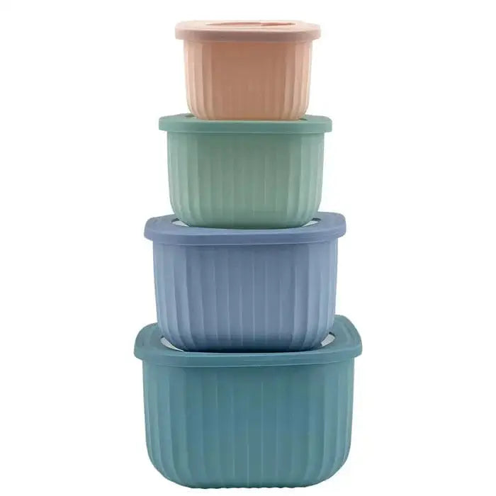 Cook Easy 4PC Square Nested Food Storage Set - Home & Garden > Kitchenware > Food Storage