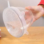 Cook Easy 6pcs Silicone Stretch Lids Set Small - Home & Garden > Kitchenware > Food Storage