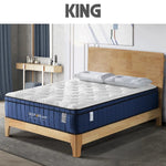 Cool Gel Memory Foam Mattress 5 Zone Latex 34cm - King - Furniture > Mattresses