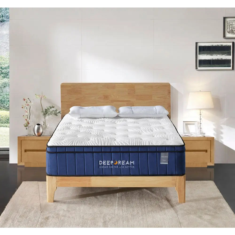 Cool Gel Memory Foam Mattress 5 Zone Latex 34cm - King Single - Furniture > Mattresses