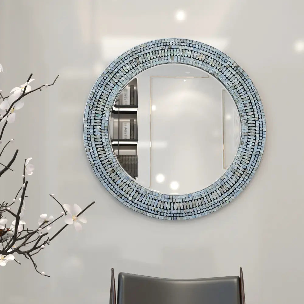 COOPER MOTHER OF PEARL HAND MADE MIRROR - Home & Garden > Decor > Mirrors
