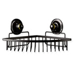 Corner Basket Removable Suction Medium BLACK - Home & Garden > DIY > Hardware Hooks