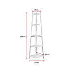 Corner Ladder Shelf Bookcase Display Storage Unit - Furniture > Office