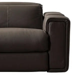 Corner Sofa Square Wedge Finest Genuine Leather Grey Electric Recliner Storage Drawer with 2x Cup Holders Lounge Set