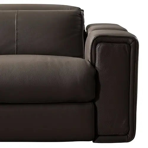 Corner Sofa Square Wedge Finest Genuine Leather Grey Electric Recliner Storage Drawer with 2x Cup Holders Lounge Set
