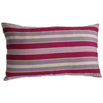 Coste Fuchsia 35x70cm Multicoloured Striped Cushion Cover - Home & Garden > Decor