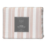 Cove TEXTURED ROSE DUST QUILT COVER SET - DOUBLE - Home & Garden > Bedding > Duvet Covers