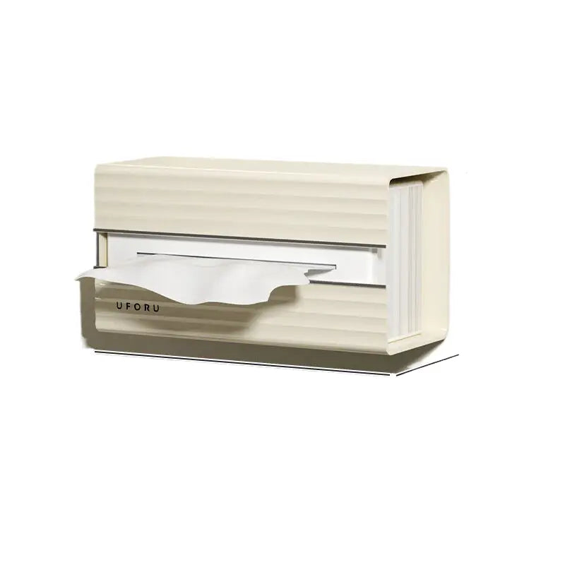 Cream white light luxury tissue box single pack 21cm*11.1cm*9.1cm - Home & Garden > Bathroom Accessories > Toilet Paper