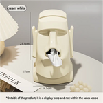 Cream White Versatile Desktop Headphone Stand & Tissue Box (23.5x17x14.5cm) - Home & Garden > Storage > Storage Boxes
