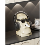 Cream White Versatile Desktop Headphone Stand & Tissue Box (23.5x17x14.5cm) - Home & Garden > Storage > Storage Boxes