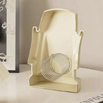 Cream White Versatile Desktop Headphone Stand & Tissue Box (23.5x17x14.5cm) - Home & Garden > Storage > Storage Boxes