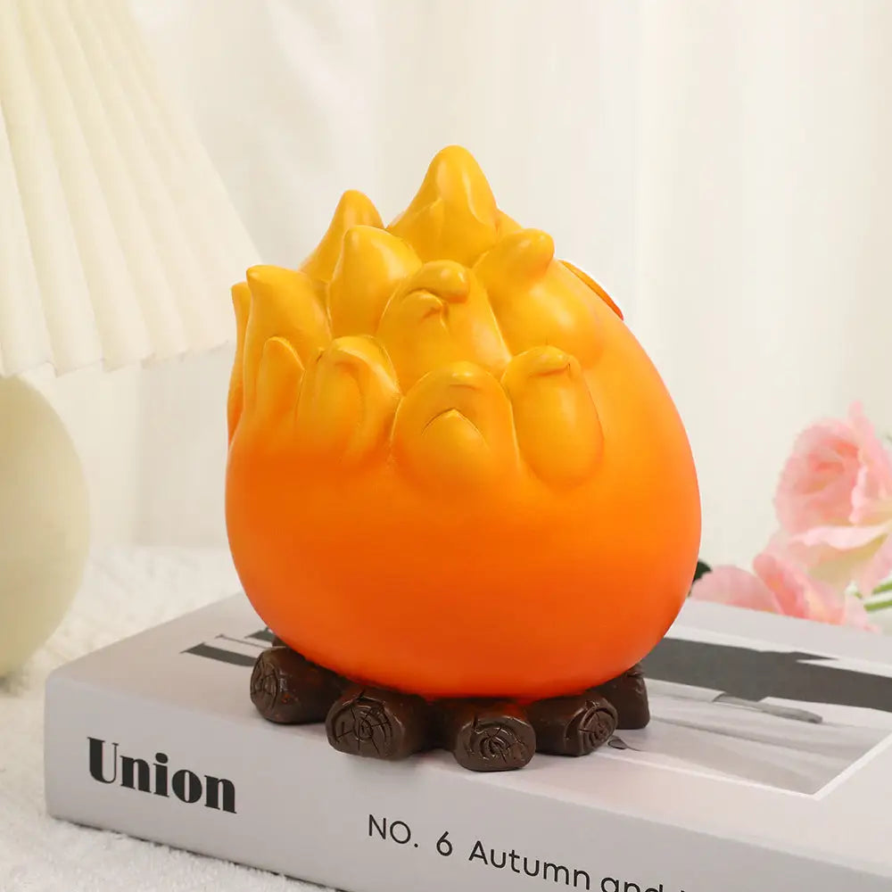 Creative Cartoon Flame Key Holder Tray - Fun and Decorative Storage for Entryway or Living Room - Home & Garden > Decor
