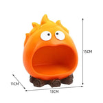 Creative Cartoon Flame Key Holder Tray - Fun and Decorative Storage for Entryway or Living Room - Home & Garden > Decor