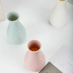 Creative Desktop Flower Vase - Modern Plastic Decoration - Blue - Home & Garden > Decor > Vases & Table Decor