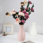 Creative Desktop Flower Vase - Modern Plastic Decoration - Milk White - Home & Garden > Decor > Vases & Table Decor