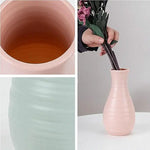 Creative Desktop Flower Vase - Modern Plastic Decoration - Milk White - Home & Garden > Decor > Vases & Table Decor