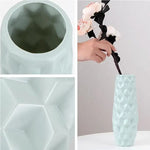 Creative Diamond-shaped Vase for Dry and Wet Flower Arrangements - Pink - Home & Garden > Decor > Vases & Table Decor