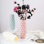 Creative Diamond-shaped Vase for Dry and Wet Flower Arrangements - Pink - Home & Garden > Decor > Vases & Table Decor
