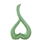 Creative Heart-shaped Ceramic Flower Vase for Home Office or Wedding Decor - Red - Home & Garden > Decor > Vases &