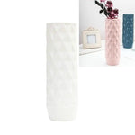 Creative Plastic Vase for Home Decoration - Flower Arrangement Container - Milk White - Home & Garden > Decor > Vases &