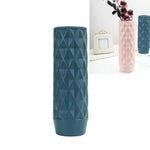 Creative Plastic Vase for Home Decoration - Flower Arrangement Container - Milk White - Home & Garden > Decor > Vases &