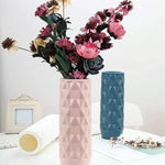 Creative Plastic Vase for Home Decoration - Flower Arrangement Container - Pink - Home & Garden > Decor > Vases & Table