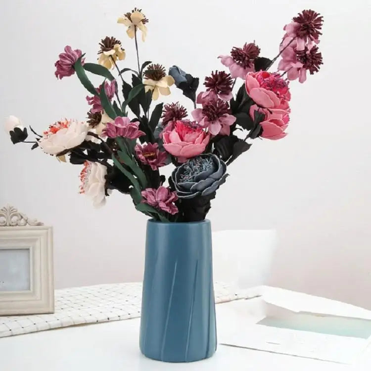 Creative Plastic Vase for Modern Decor - Simple Design - Pink - Home & Garden > Decor > Vases & Table Decor