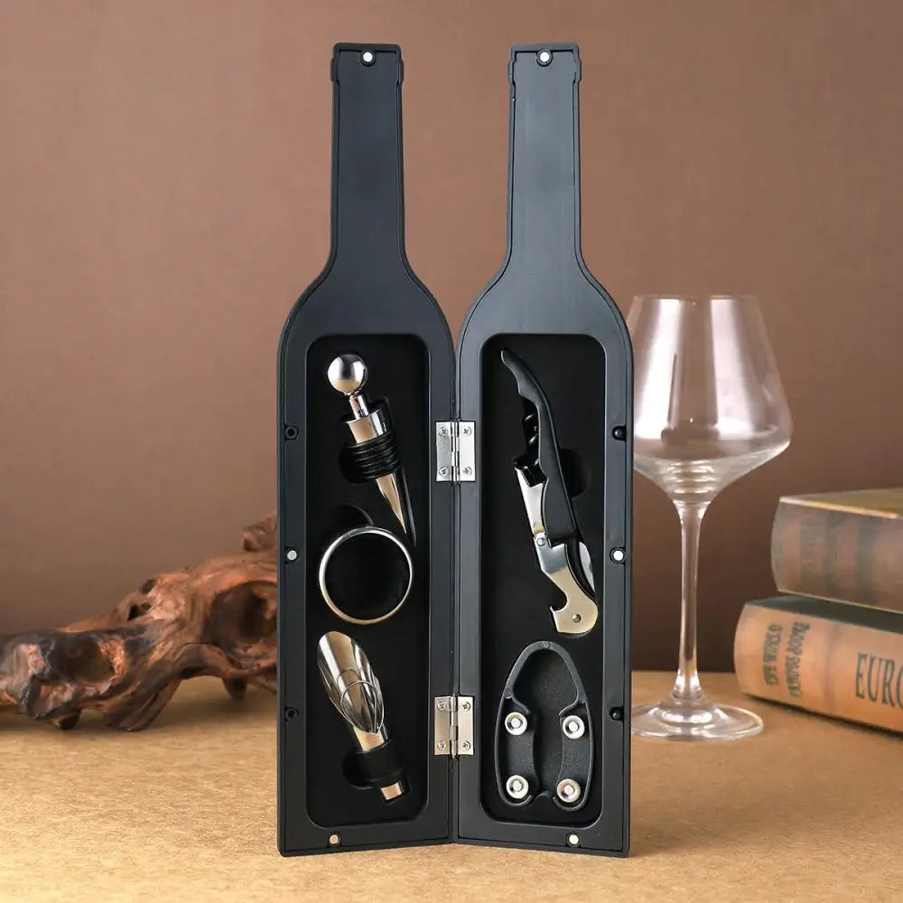 Creative Wine Opener Gift Set(5-Piece)- Luxury Wine Tools with Elegant Design - Home & Garden > Kitchenware > Kitchen