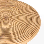 Crocus Rattan Round Coffee Table 80cm - Natural - Furniture > Living Room
