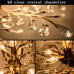 Crystal Chandelier Vintage 3 Lights Gold - Home & Garden > Lighting