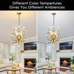 Crystal Chandelier Vintage 3 Lights Gold - Home & Garden > Lighting